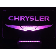 Chrysler -  Plexiglas diodeskilt