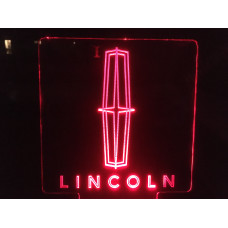 Lincoln-Plexiglas Diodeskilt