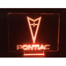 Pontiac - Plexiglas Diode skilt