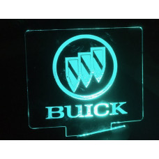 Buick-Plexiglas Diodeskilt