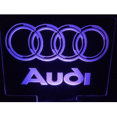 Audi - Plexiglas diodeskilt