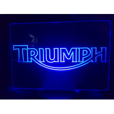 Triumph - Plexiglas Diodeskilt